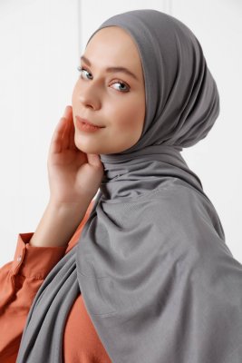 Sibel - Hijab Jersey Antracita