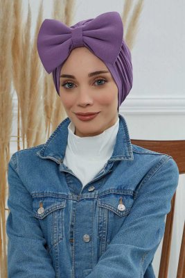 Julia - Turbante De Algodón Violet