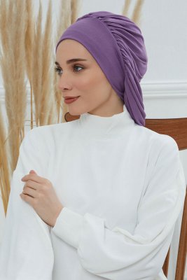 Isabella - Turbante De Algodón Violet