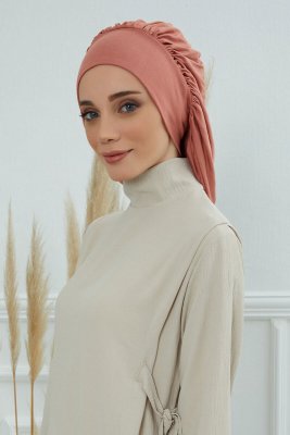 Isabella - Turbante De Algodón Salmón
