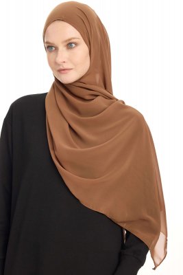 Hiyab Chiffon - Marrón Claro
