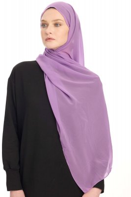 Hiyab Chiffon - Violeta Claro