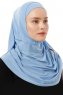 Esma - Hijab Amira Azul Claro - Firdevs