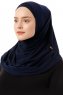 Esma - Hijab Amira Azul Marino - Firdevs