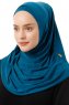 Esma - Hijab Amira Petrol Verde - Firdevs