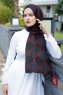 Tutku - Hijab Estampado Rojo & Negro - Sal Evi