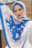 Hijab Twill Con Estampado De Orquídea - Sal Evi
