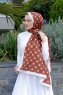 Hijab Twill Con Estampado De Canela - Sal Evi