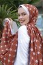 Hijab Twill Con Estampado De Canela - Sal Evi