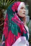 Hijab Twill Con Estampado De Rubí - Sal Evi