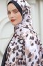 Hijab Twill Con Estampado De Leopard - Sal Evi