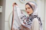 Hijab Twill Con Estampado De Orange - Sal Evi