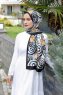Hijab Twill Con Estampado De Palmera - Sal Evi