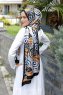 Hijab Twill Con Estampado De Palmera - Sal Evi