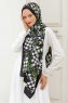 Hijab Twill Con Estampado De Bosque - Sal Evi