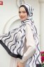 Hijab Twill Con Estampado De Olas - Sal Evi
