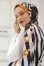 Hijab Twill Con Estampado De Yellow Pearl - Sal Evi
