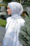 Hijab Twill Con Estampado De Blue Forest - Sal Evi