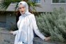 Hijab Twill Con Estampado De Blue Forest - Sal Evi