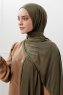 Sibel - Hijab Jersey Caqui