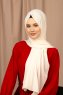 Yildiz - Hijab Crepe Chiffon Crema