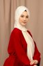 Yildiz - Hijab Crepe Chiffon Crema