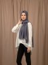 Yildiz - Hijab Crepe Chiffon Antracita