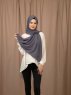 Yildiz - Hijab Crepe Chiffon Antracita