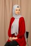 Yildiz - Hijab Crepe Chiffon Silver