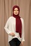 Yildiz - Hijab Crepe Chiffon Cherry