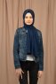 Yildiz - Hijab Crepe Chiffon Azul Marino