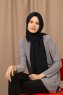 Yildiz - Hijab Crepe Chiffon Azul Marino Oscuro