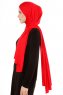 Melek - Hijab Jersey Premium Rojo - Ecardin
