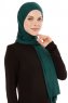 Melek - Hijab Jersey Premium Verde Oscuro - Ecardin