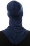 Damla - Pañuelo Máscara Ninja Hijab Azul Marino