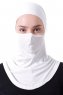 Damla - Pañuelo Máscara Ninja Hijab Crema