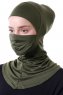 Damla - Pañuelo Máscara Ninja Hijab Caqui