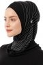 Babe Cross - Hijab Al Amira One-Piece Negro & Blanco