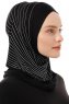 Babe Cross - Hijab Al Amira One-Piece Negro & Blanco