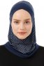 Babe Cross - Hijab Al Amira One-Piece Azul Marino
