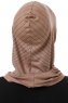 Babe Plain - Hijab Al Amira One-Piece Taupe Oscuro