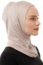 Babe Plain - Hijab Al Amira One-Piece Taupe Claro