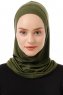Babe Plain - Hijab Al Amira One-Piece Caqui