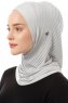 Babe Plain - Hijab Al Amira One-Piece Gris Claro