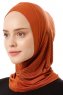 Babe Plain - Hijab Al Amira One-Piece Ladrillo