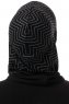 Silva Plain - Hijab Al Amira One-Piece Negro & Gris Claro