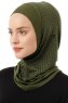 Silva Plain - Hijab Al Amira One-Piece Caqui