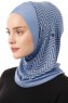 Silva Plain - Hijab Al Amira One-Piece Índigo