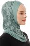 Silva Plain - Hijab Al Amira One-Piece Verde