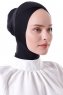 Elnara - Pañuelo Cross Hijab Negro